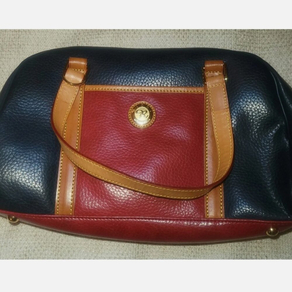 Rioni Moda I Multicolor Leather Double Handle Bag